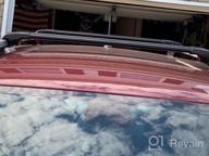img 1 attached to MotorFansClub Roof Rack Cross Bars For Jeep Cherokee 2014-2019 | Aluminum Cargo Luggage Rail (Not Compatible With Grand Cherokee) review by Steve Rohde