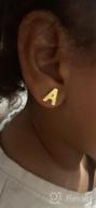 img 1 attached to 👂 MANVEN Girls' Hypoallergenic Stainless Earrings: Safe & Stylish Jewelry for Sensitive Ears review by Amy Miller