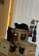 картинка 1 прикреплена к отзыву Petique'S Eco-Friendly Multilevel Fortress: The Ultimate Indoor/Outdoor Cat Tower And Scratcher от Shawn Mortensen