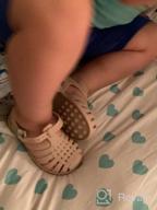 img 1 attached to Cute Copper Sandals for Toddler Girls: Stylish Flats for Little Fashionistas review by Keisha Dessie