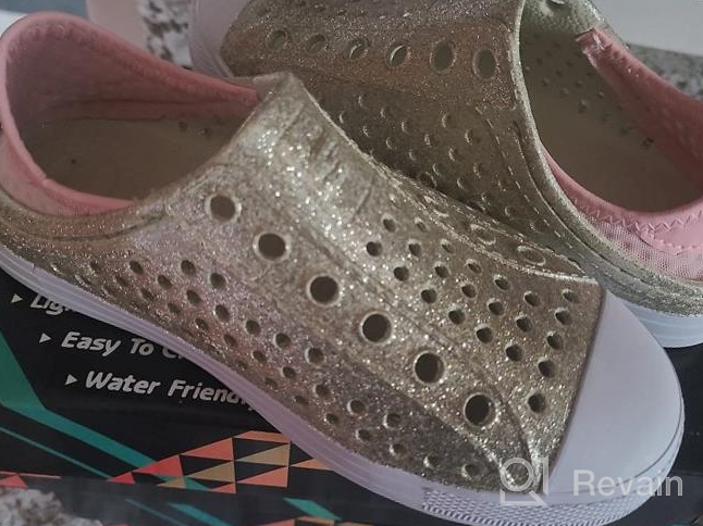 img 1 attached to Skechers Girls Cali Water Athletic Medium Girls' Shoes review by Ashley Murray