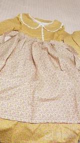 img 5 attached to Step Back In Time With ReliBeauty'S Pioneer Girl Costume - Colonial Prairie Dress In Stunning Yellow