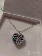 img 1 attached to 🐨 Sterling Silver Koala Heart Locket Necklace: Perfect Gift for Girlfriend, Couples, Sister, Daughter, or Mother review by Angelica Obegi