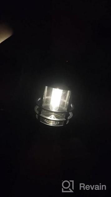 img 1 attached to 2 Pack Of Otdair Solar Wall Lanterns With Flickering Flames For Outdoor Lights, Hanging Solar Lamps For Front Porch, Patio And Yard review by Matthew Harris