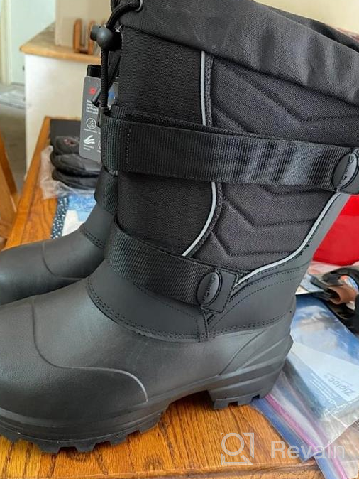 img 1 attached to Silentcare Men'S Waterproof Snow Boots With Insulated Removable Liner For Cold Weather Comfort And Heavy-Duty Durability review by Bobby Lawson