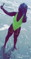 картинка 1 прикреплена к отзыву NE Norboe Women’S Deep V Neck Sexy Garter Belt Bikini Spaghetti Straps Cross On Back One Piece Swimsuits от Ralph Foster