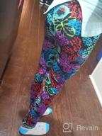 img 1 attached to 🦋 Syleia Girls' Leggings with Electric Butterflies Pattern - Trendy Clothing for Girls' Leggings review by Lisa Jones