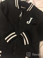 img 1 attached to 🧥 LittleSpring Little Bomber Jacket Baseball Boys' Clothing: Stylish and Trendy Outerwear for Your Little Athlete review by Landon Bandepalli