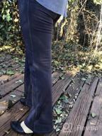 img 1 attached to Women'S Bootcut Yoga Dress Pants - Stretch Work Slacks Pull-On Trousers With Pockets review by Catherine Schwarzer