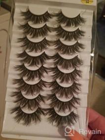 img 5 attached to 8 Pairs Of Long 3D Mink False Eyelashes For Makeup Extension - HBZGTLAD Natural Look (5D30)