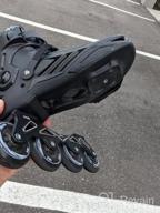 img 1 attached to LIKU Black Professional Inline Skates Unisex review by Tony Pierce