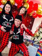 картинка 1 прикреплена к отзыву Adorable Matching Christmas Pajamas: Reindeer-Themed Sleepwear for the Whole Family от Justin Garcia