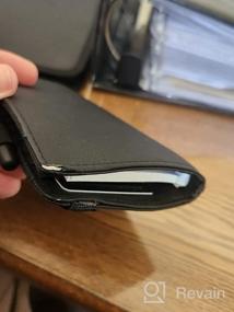 img 5 attached to Toughergun Leather Checkbook Holder with RFID Blocking - Secure Your Finances in Style