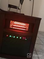 img 1 attached to Stay Warm And Comfortable With The 2-In-1 Space Radiant Heater: 120° Oscillation, 1500W Power, 4 Heating Modes, Dual-Protection, And Quiet Fast Heating For Indoors And Outdoors review by Mike Dart
