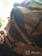 img 1 attached to Gothic Steampunk Underbust Corset Vest Tank Top Waist Cincher For Women By Frawirshau review by Herb Guevara