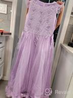 img 1 attached to Shop Now: Bridesmaid Wedding Princess Communion Birthday Girls' Clothing and Dresses review by Amy Johnson