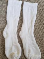 img 1 attached to Comfortable And Effective Compression Socks - NuVein 15-20 MmHg, White, Medium review by Stacy Mendoza