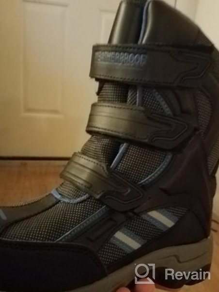 img 1 attached to 🌧️ Ultimate Weatherproof Closures: All-Weather Insulated Durability Boys' Shoes review by Govindarajan Diepenbrock