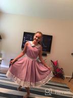 img 1 attached to Vintage Polka Dot 👗 Girls Dress: BlackButterfly Girls' Clothing review by Jeff Johnson