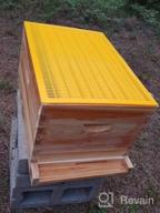 img 1 attached to Complete 8 Frame Beehive Kit With Fully-Coated Beeswax Frames And Foundation Sheet (2-Layer) For Optimal Beekeeping Performance review by William Santos