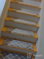 img 1 attached to Upgrade Your Stair Safety With SUSSEXHOME Polypropylene Carpet Strips - Easy To Install Runner Rugs W/ Double Adhesive Tape - Set Of 7 Decorative Mats In Brown review by John Kachinosky