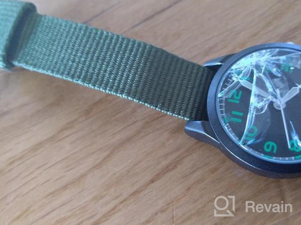 img 1 attached to LED Military Wristwatch for Students with Nylon Strap review by Mensur Long