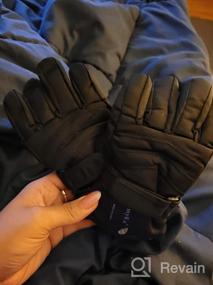 img 4 attached to 🧤 Ultimate Winter Running Snowboard Mittens: Boys' Outdoor Accessories for Cold Weather