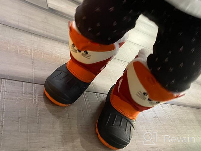 img 1 attached to 👞 Waterproof & Cold Weather Resistant Toddler Boys' Shoes for Outdoor Activities - MORENDL review by Mark Caperton