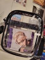 img 1 attached to Concert-Approved Clear Crossbody Bag: Stylish & Secure Stadium Purse for Sports Events & Festivals review by Scott Vazquez