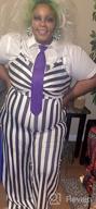 img 1 attached to Women'S Sexy Striped Jumpsuit With Tie Bowknot - SheKiss Summer Rompers review by Zach Spangler
