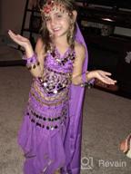 img 1 attached to Girls Genie Arabian Princess Belly Dance Costume For Halloween India review by Kevin Gonzalez