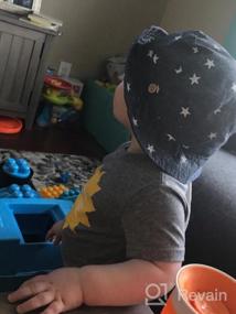 img 6 attached to Детская хлопковая шляпа от солнца с широкими полями и ремешком на подбородке для летних игр - LANGZHEN Солнцезащитная шляпа-ведро для маленьких мальчиков и девочек