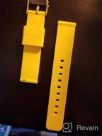 img 1 attached to 14Mm 18Mm 20Mm 22Mm 24Mm WOCCI Silicone Watch Bands Quick Release Soft Rubber Replacement Straps With Gold Buckle review by Alexander Roberson