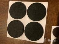 img 1 attached to Protect Your Floors With 321 Self-Adhesive Felt Furniture Pads - Cuttable, Anti-Scratch, And Easy To Apply! review by Steve Walton