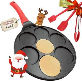 img 4 attached to Multi-Functional Pancake Griddle Pan With Bonus Waffle Maker And Silver Dollar Pancake Features