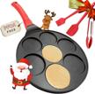 multi-functional pancake griddle pan with bonus waffle maker and silver dollar pancake features logo