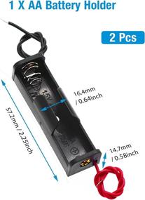 img 2 attached to 8 Pack AA Battery Holder Bundle With Wire - 1.5V, 3V, 4.5V & 6V Holders By QTEATAK