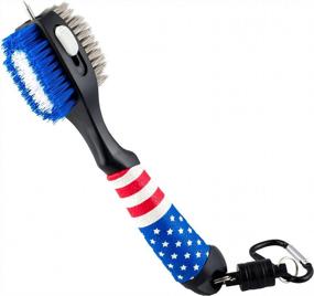 img 4 attached to USA Flag Design Magnetic Golf Brush Clip - Foretra'S Practical Tool For All Golfers
