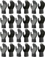 🧤 medium 12 pack of showa atlas 370blk nitrile tough gloves logo