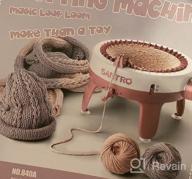 img 1 attached to Get Creative With Kraftic Knitting Craft Machine: 40-Needle Knitting Loom Kit Comes With Yarn And Needle! review by Micky Lovett