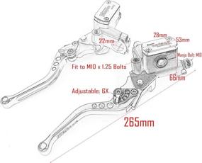 img 3 attached to Universal Motorcycle Reservoir 50Cc 400Cc Adjustable Motorcycle & Powersports