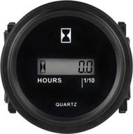 🕒 runleader digital hour meter: resettable total running hours for lawn mower, tractor, generator, golf cart, marine, atv, compressor & more логотип