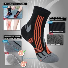 img 1 attached to Влагоотводящие носки для бега с подкладкой и низким вырезом от Hylaea Athletic