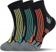 moisture-wicking padded low-cut running socks by hylaea athletic logo