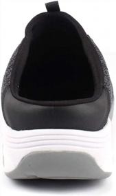 img 1 attached to Comfortable And Stylish Slip-On Clogs For Foot Pain Relief - Therafit Austin Lite Mesh/Vegan Clogs