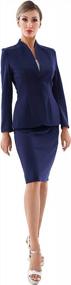 img 1 attached to Get A Perfectly Professional Look With Marycrafts Women'S Formal Business Suit Set