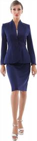 img 2 attached to Get A Perfectly Professional Look With Marycrafts Women'S Formal Business Suit Set