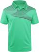 men's athletic golf polo shirts by zity - short sleeve tennis t-shirt logo