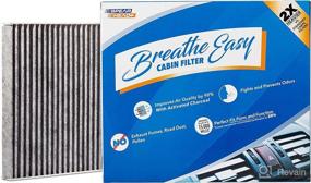 img 4 attached to 🌬️ Spearhead Premium Breathe Easy Cabin Filter with Activated Carbon, Extended Lifespan up to 25% (BE-664)