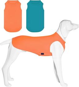 img 4 attached to 🐶 Kickred 2 Pack Dog Cooling Shirts: Instant Cooling Ice Pet Vest for Dogs - Lightweight & Breathable Sleeveless T-Shirts for Small, Medium, Large Dogs and Cats